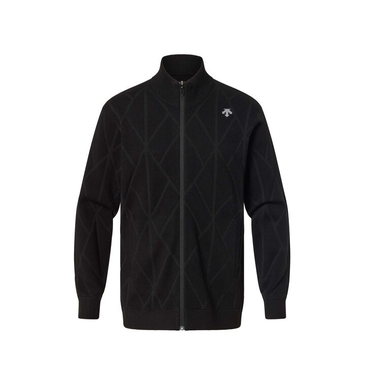 FULL ZIP SWEATER,BK00, medium image number 0