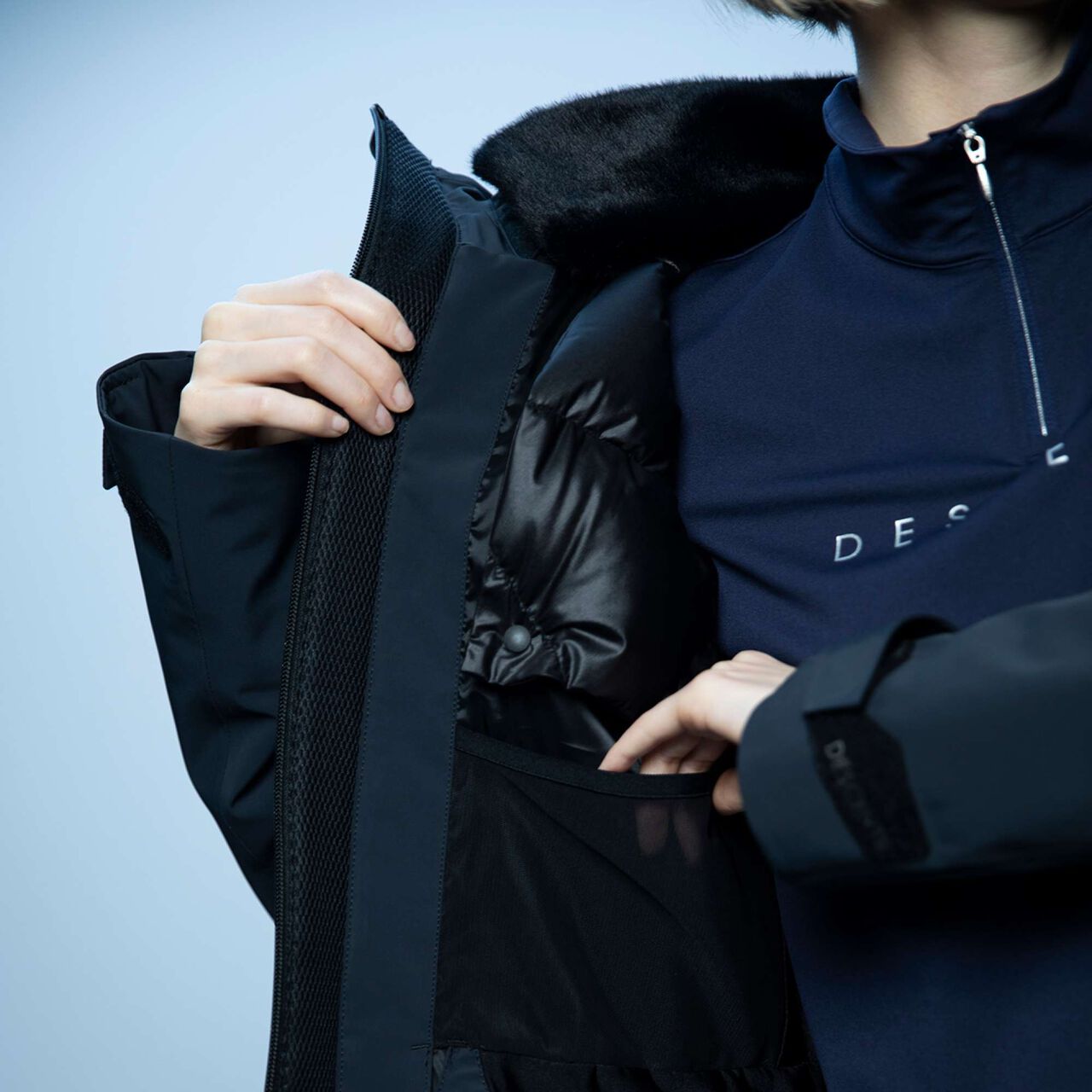 REMOVABLE DOWN JACKET,BK00, large image number 6
