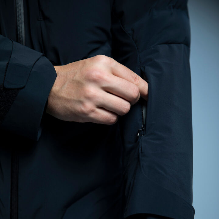 HYBRID DOWN JACKET,BK00, medium image number 4