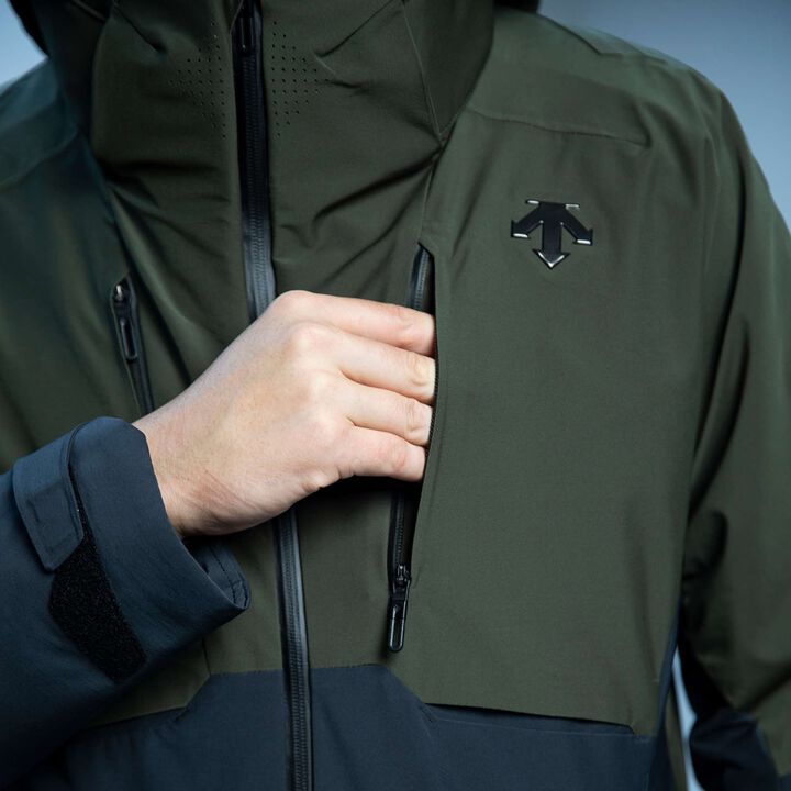 SHOULDER PADD JACKET,BK00, medium image number 3