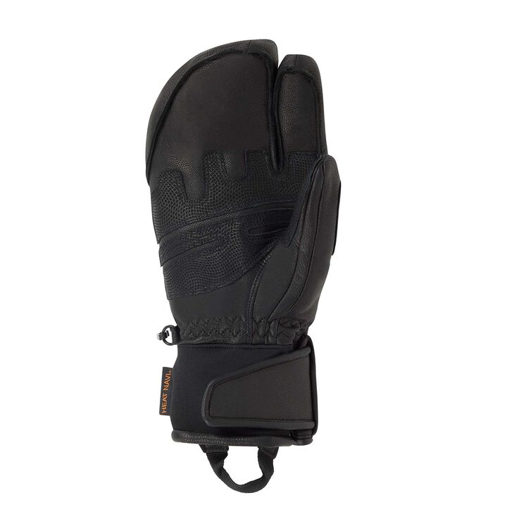 3 FINGER LEATHER GLOVE,BK00, medium image number 1