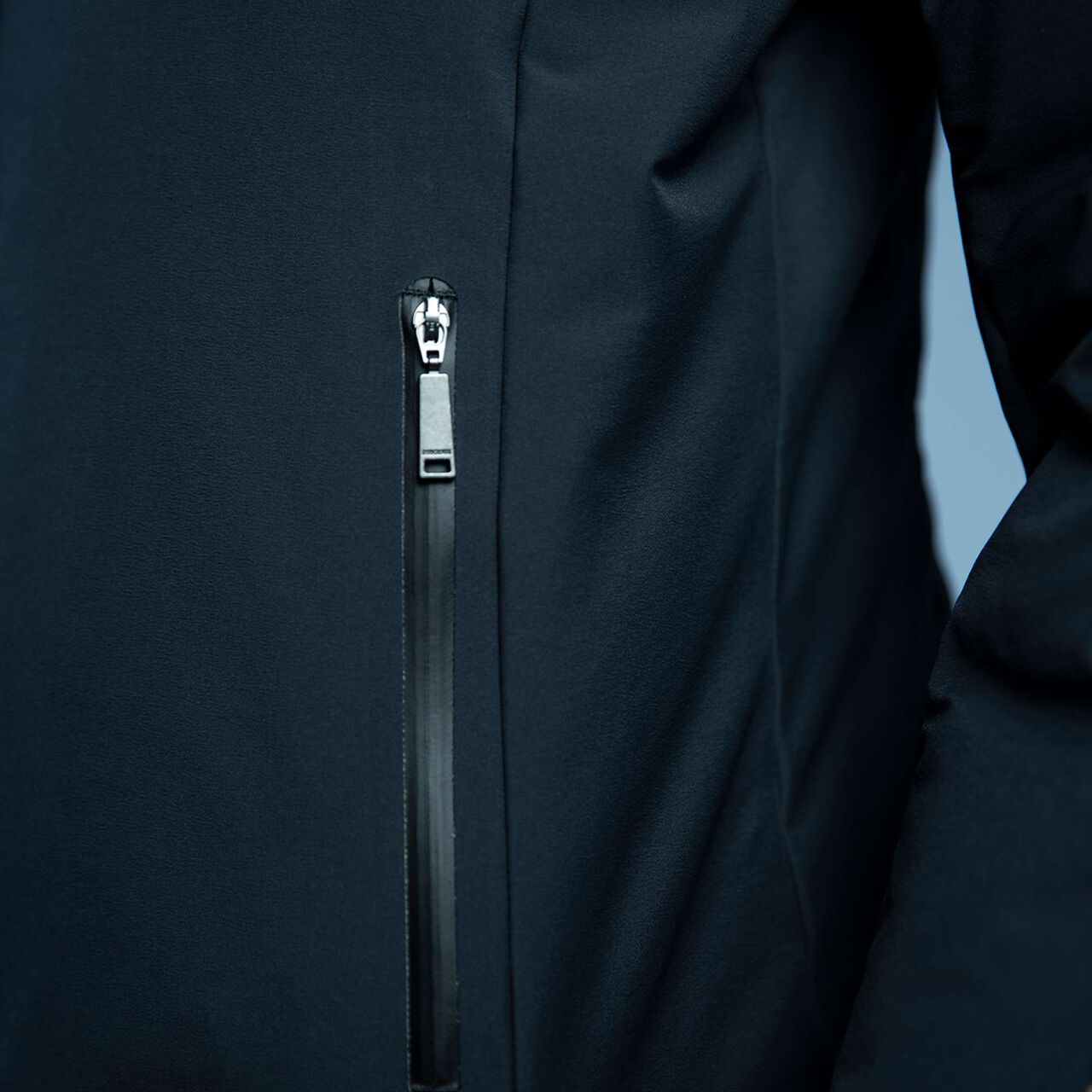 DOUBLE COLLAR JACKET,BK00, large image number 3