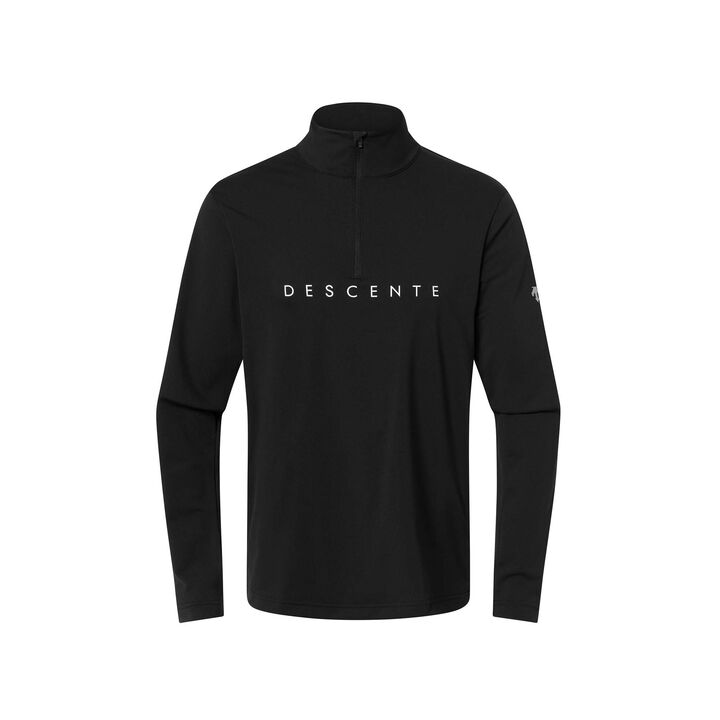 CHEST LOGO T-NECK, BK00 CHEST LOGO T-NECK