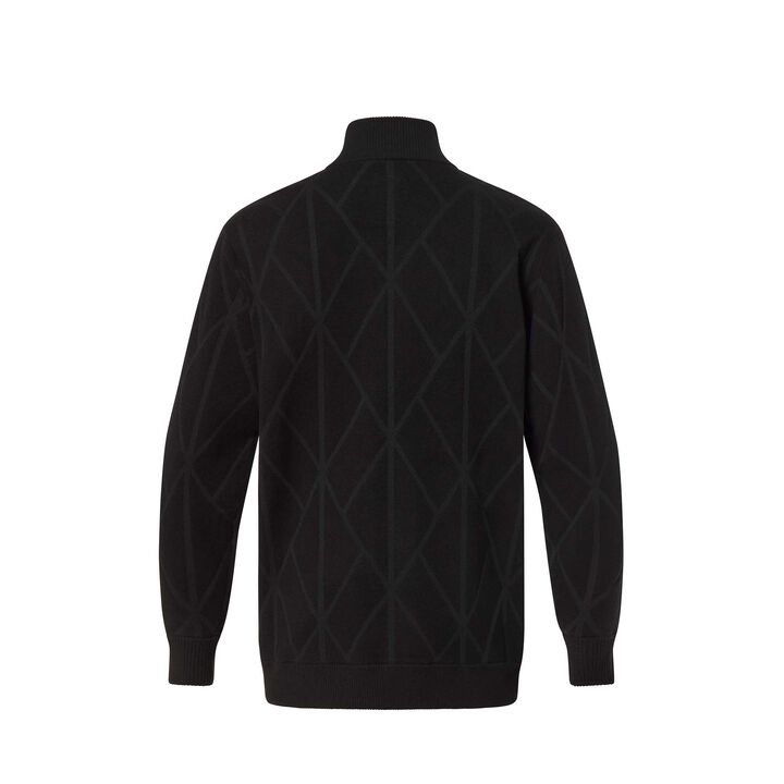 FULL ZIP SWEATER,BK00, medium