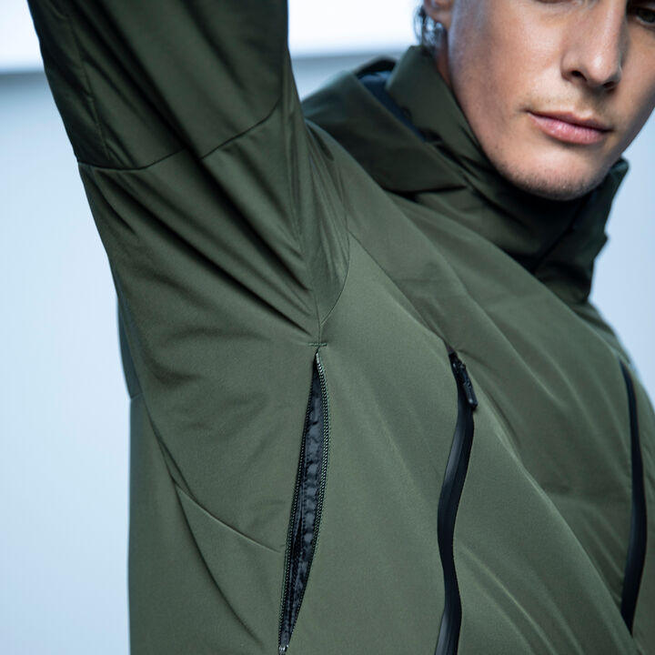 HYBRID DOWN JACKET,BK00, medium image number 6