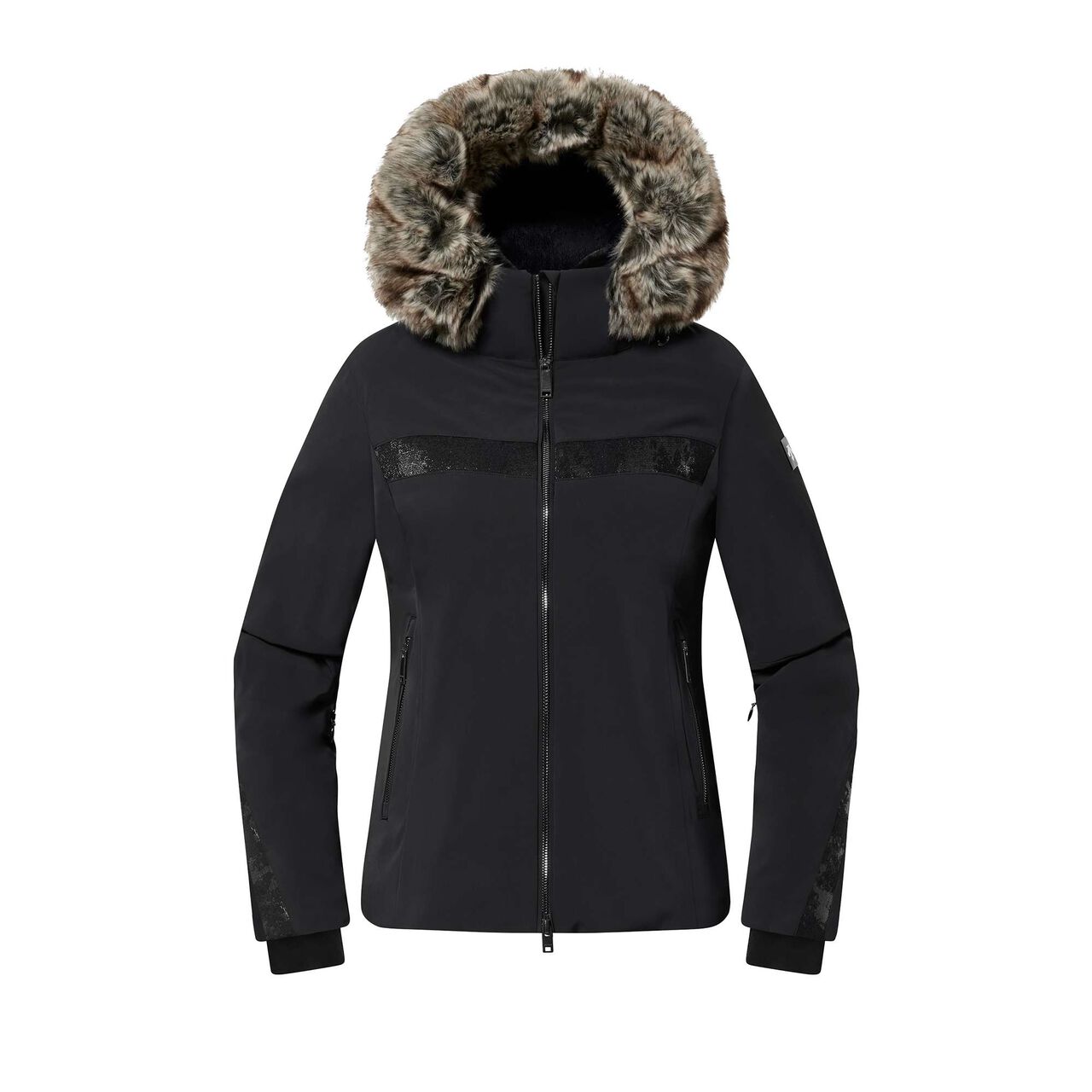 GLITTER LINE JACKET,BK00, large image number 2