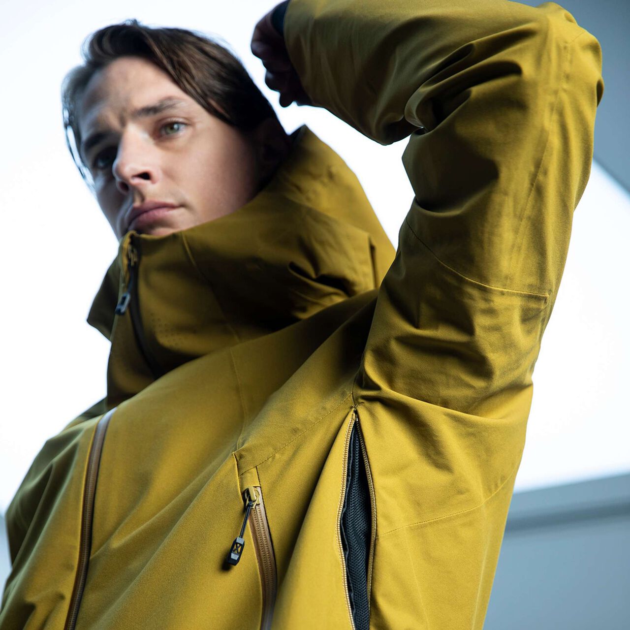 BRUSHED LINING JACKET,BK00, large image number 4