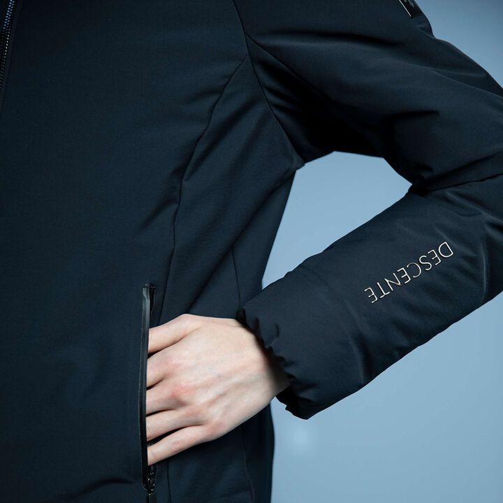 DOUBLE COLLAR JACKET,BK00, medium image number 2