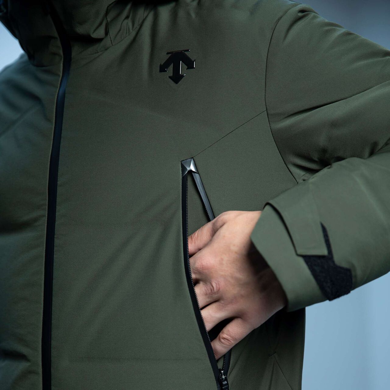 HYBRID DOWN JACKET,BK00, large image number 3