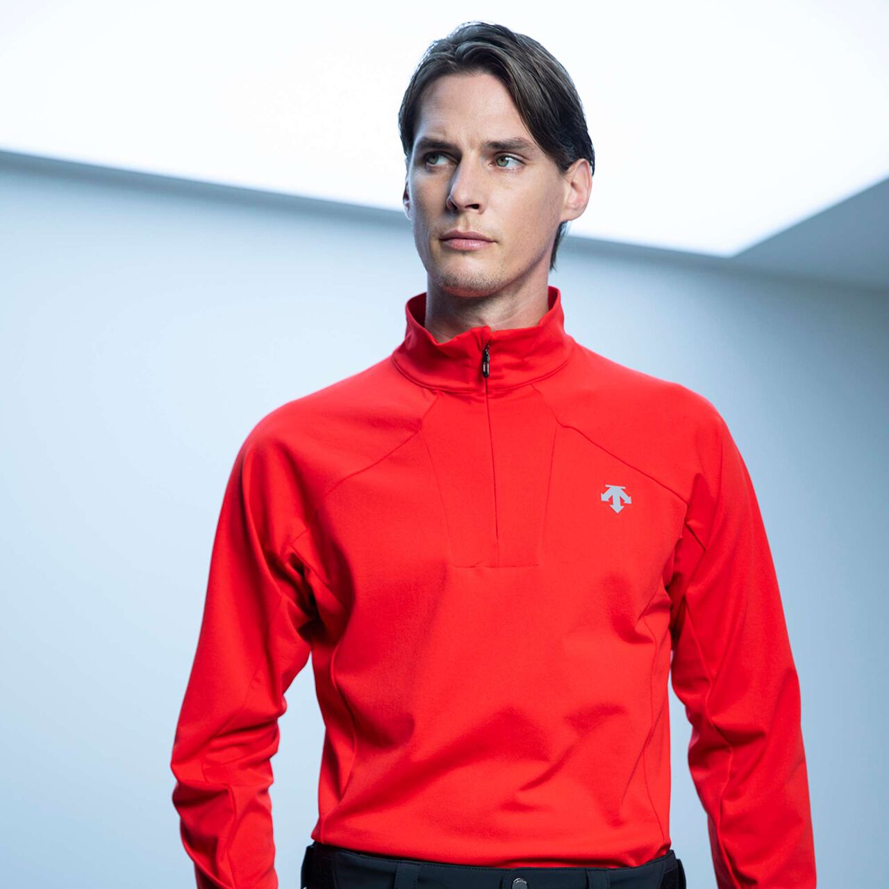 CLASSIC T-NECK,BK00, large image number 1