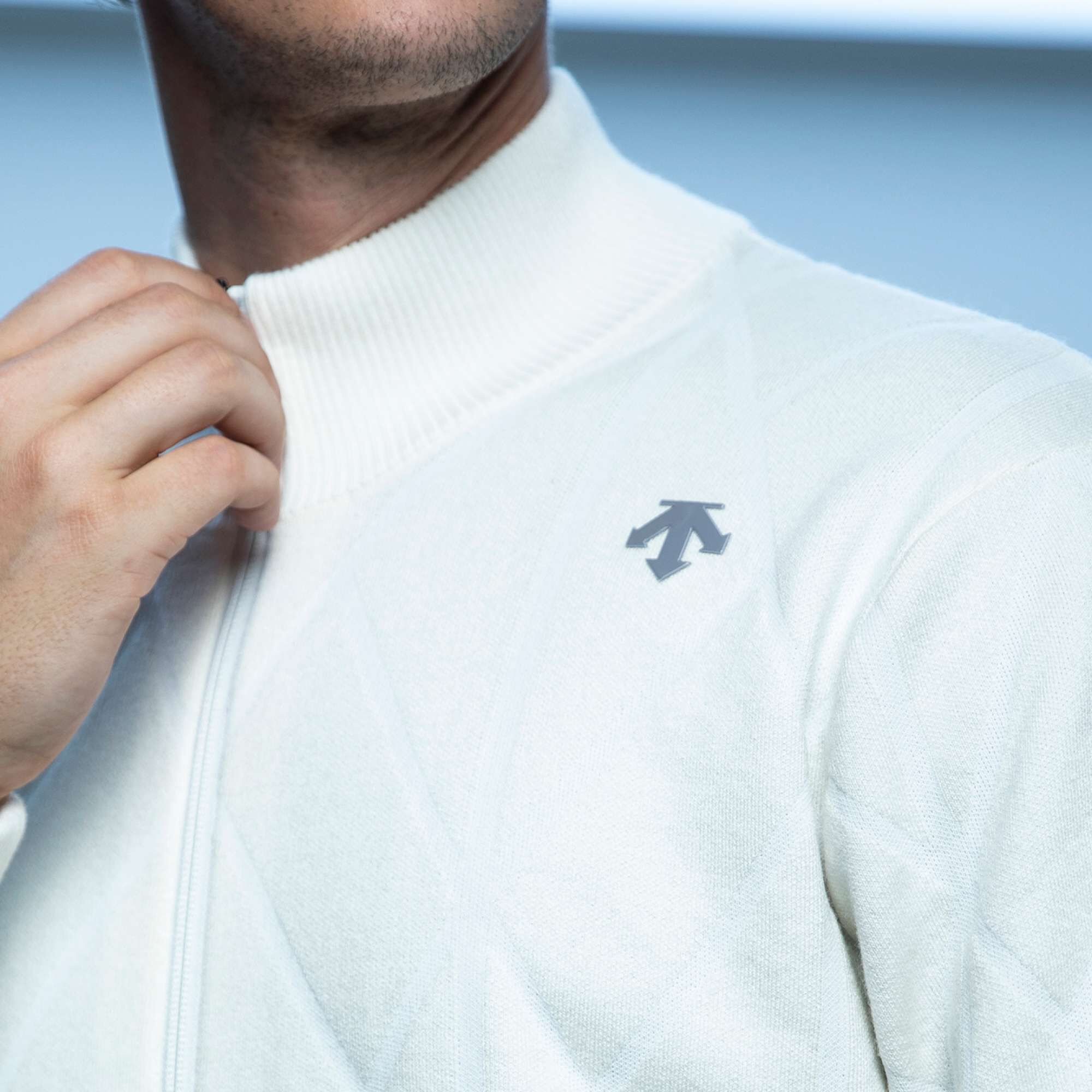 DESCENTE | FULL ZIP SWEATER